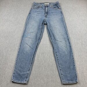 Levi's Jeans Womens 26x29 Blue Denim High Waisted Mom Light Wash Classic Stretch